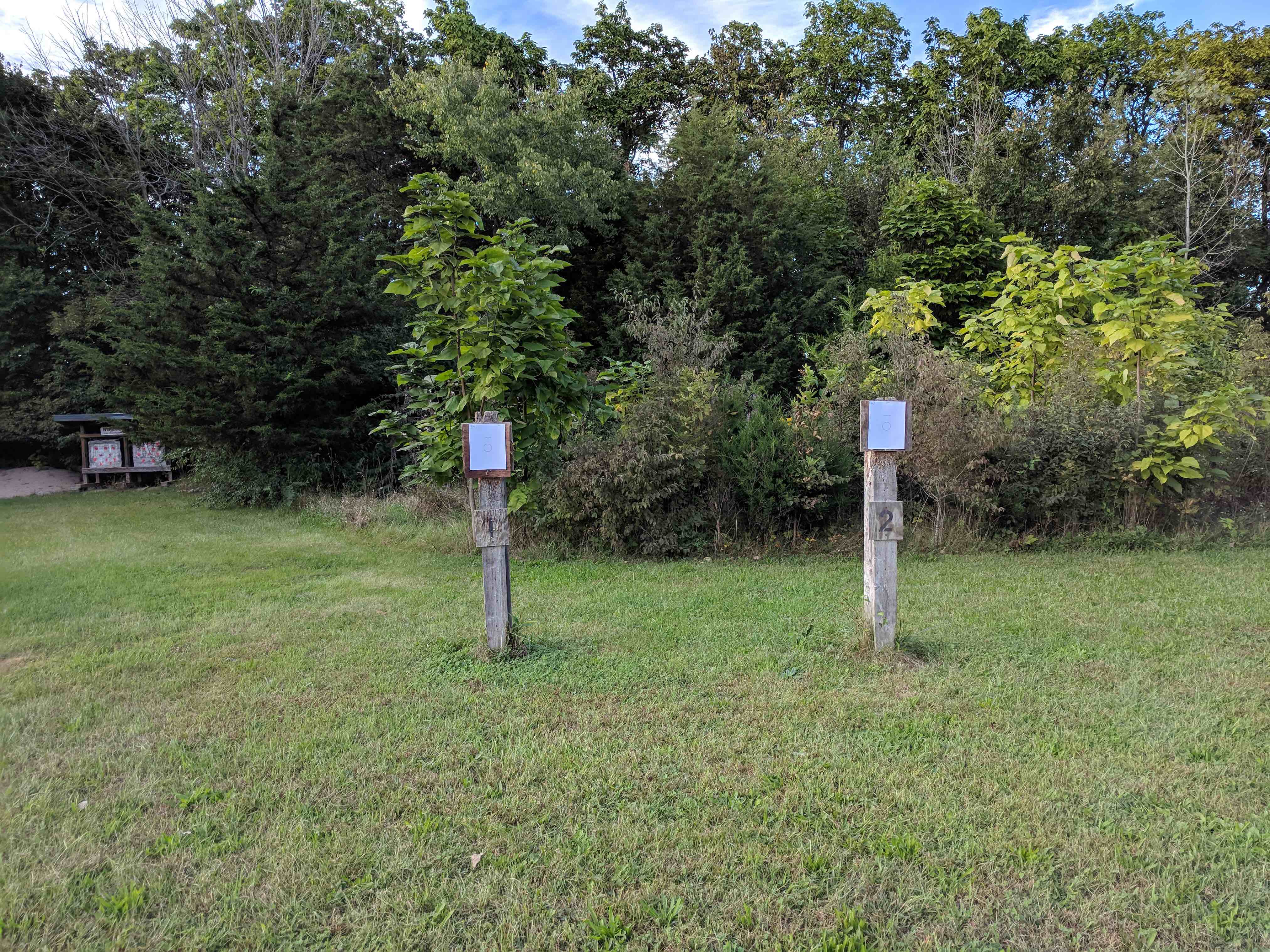 targets from stand